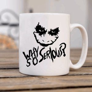 why so serious joker coffee mug